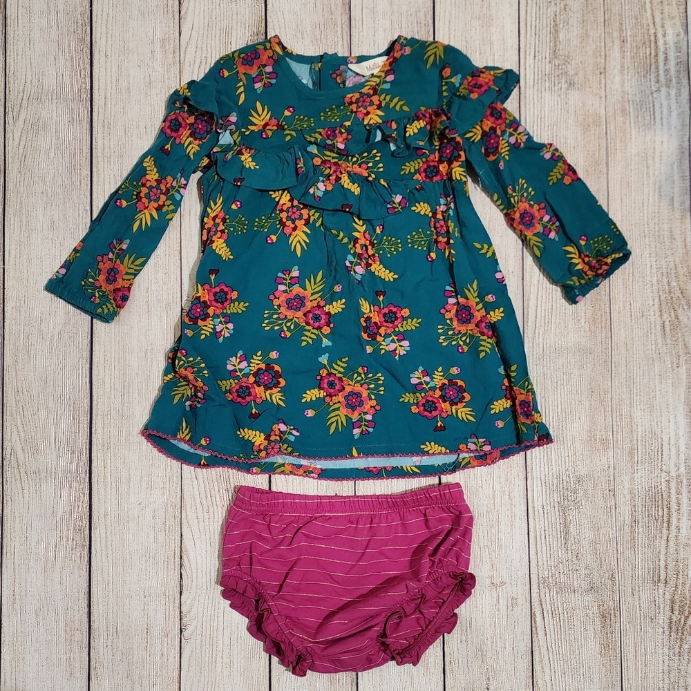 Matilda Jane Moments With You Dress & Bloomers Sz 18-24m